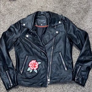 Black Motorcycle/Bomber Jacket
